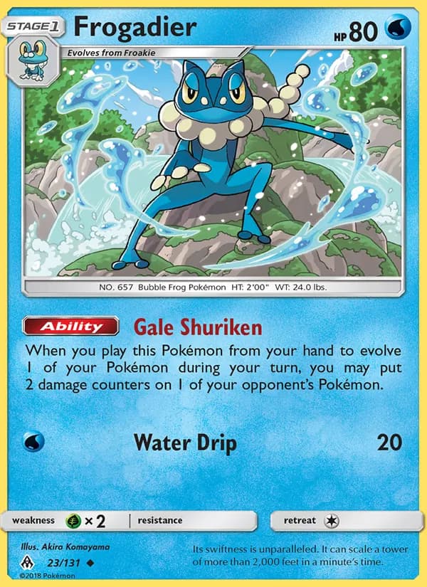 Frogadier 23/131, Forbidden Light