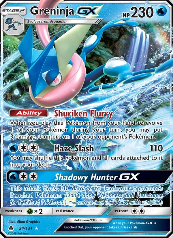 Greninja GX 24/131, Forbidden Light