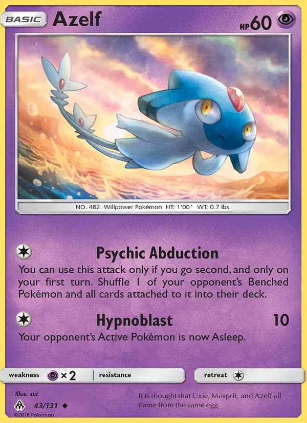 Azelf 43/131, Forbidden Light