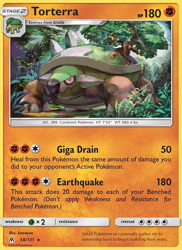 Torterra 58/131, Forbidden Light