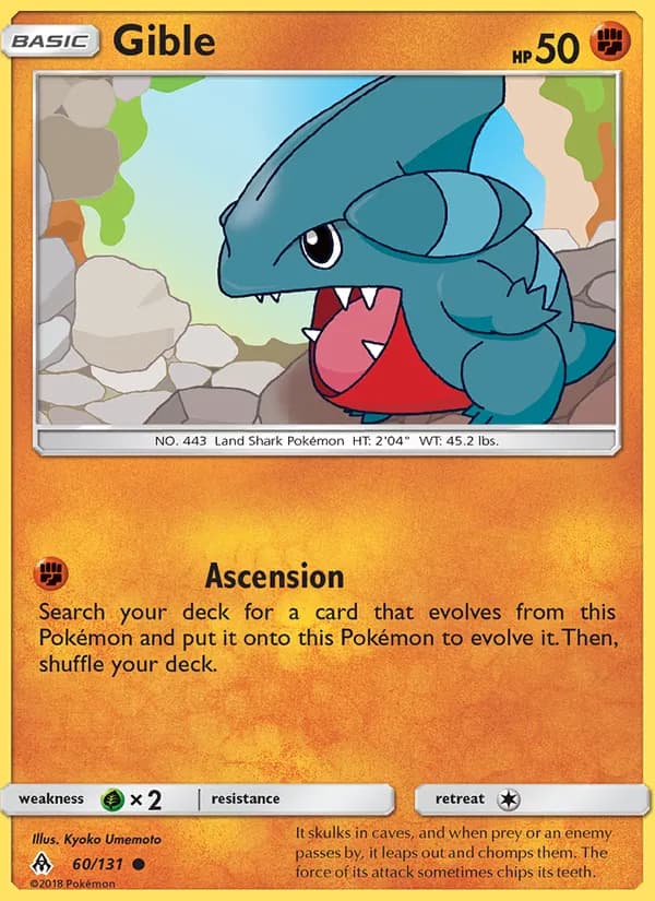 Gible 60/131, Forbidden Light