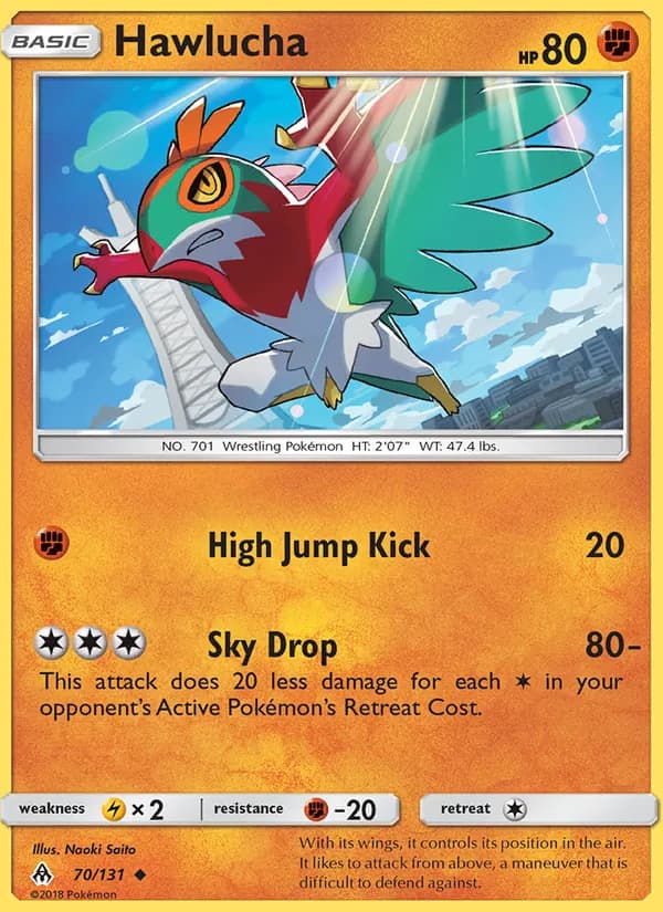 Hawlucha 70/131, Forbidden Light