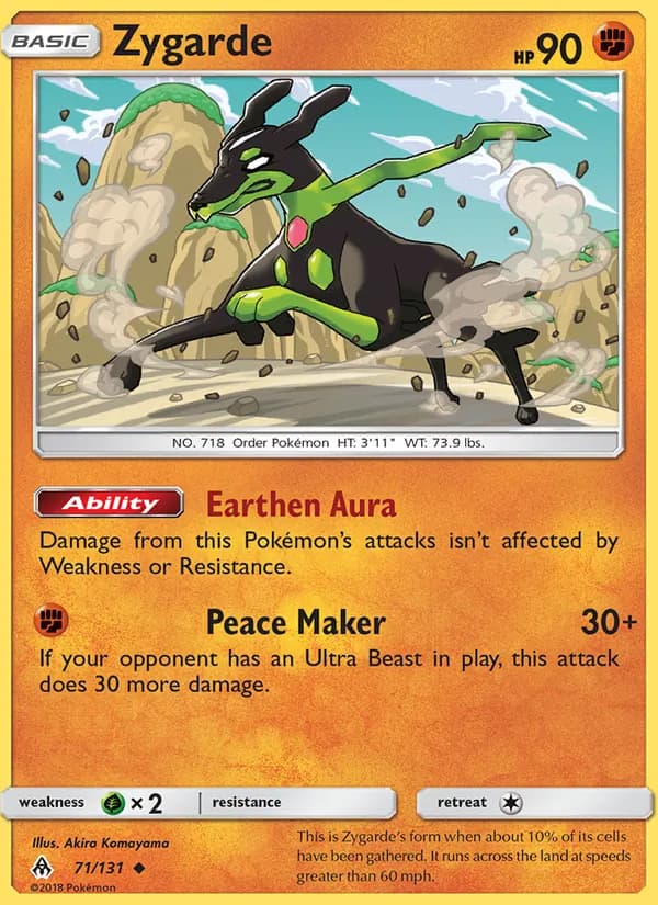 Zygarde 71/131, Forbidden Light