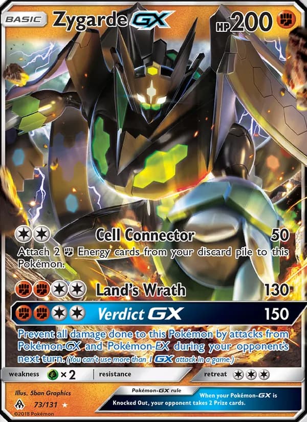 Zygarde GX 73/131, Forbidden Light