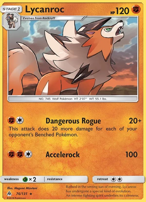 Lycanroc 76/131, Forbidden Light
