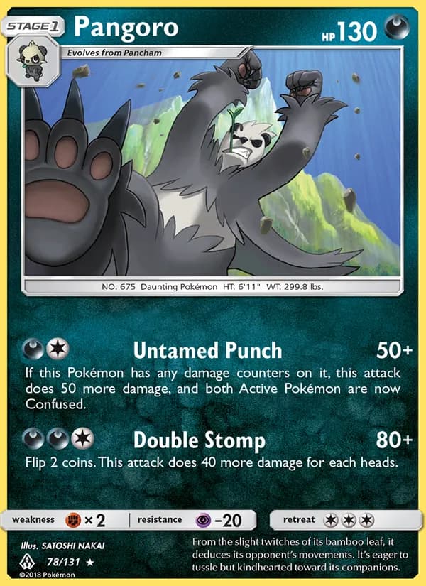 Pangoro 78/131, Forbidden Light