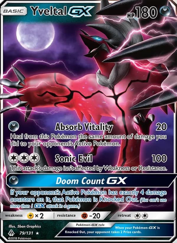 Yveltal GX 79/131, Forbidden Light