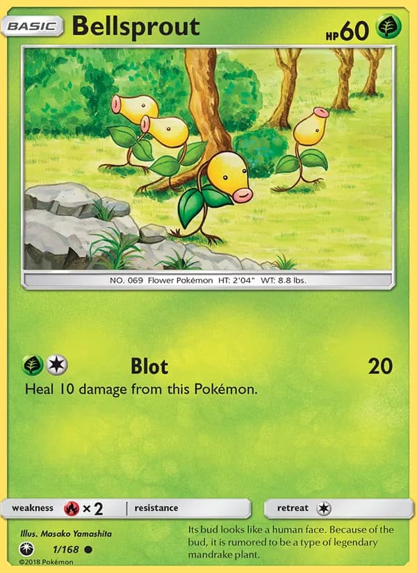 Bellsprout 1/168, Celestial Storm