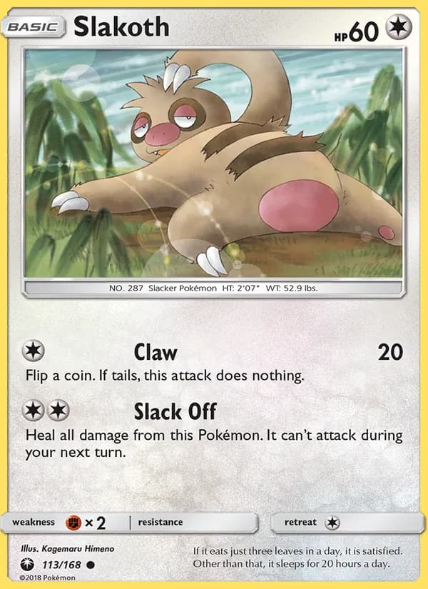 Slakoth 113/168, Celestial Storm