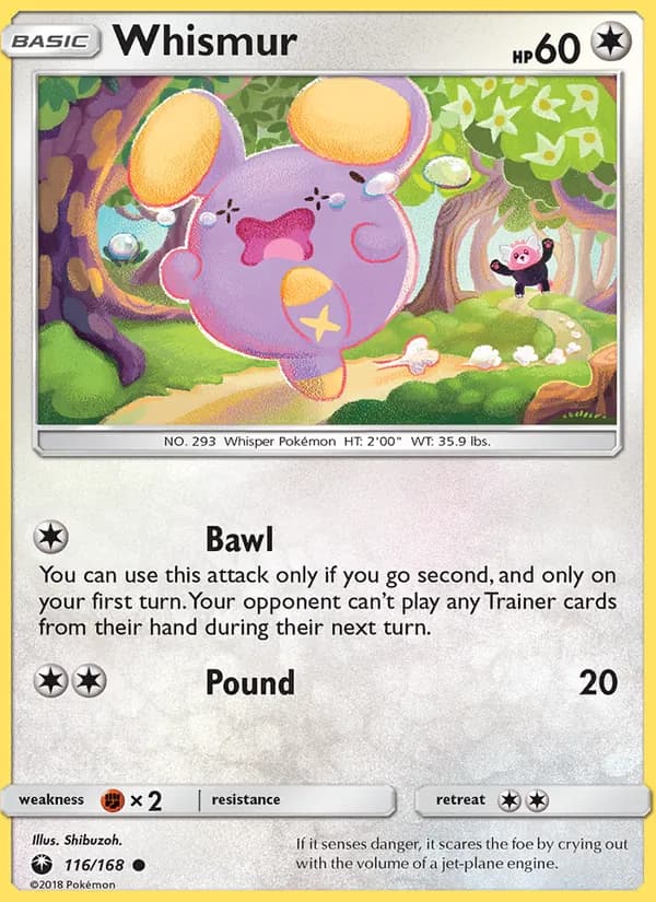 Whismur 116/168, Celestial Storm