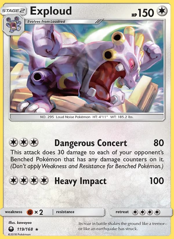 Exploud 119/168, Celestial Storm