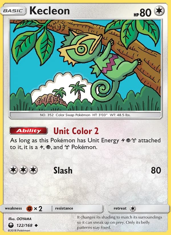 Kecleon 122/168, Celestial Storm