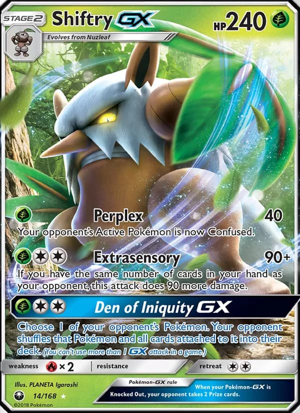 Shiftry GX 14/168, Celestial Storm