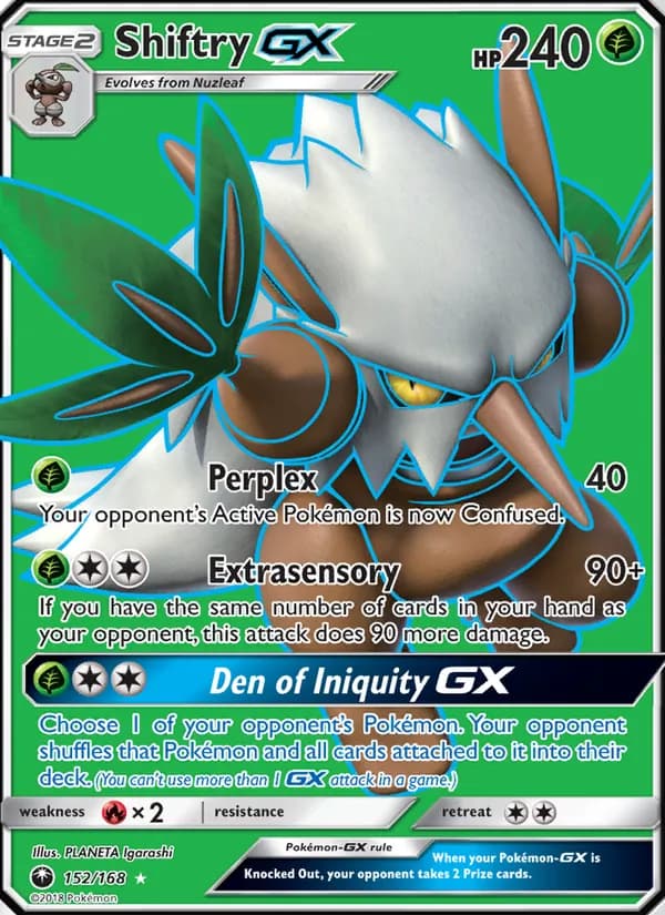 Shiftry GX 152/168, Celestial Storm