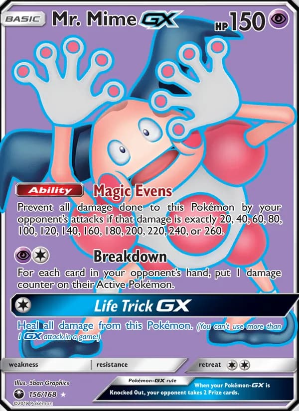Mr. Mime GX 156/168, Celestial Storm