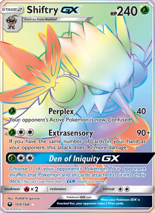Shiftry GX 169/168, Celestial Storm