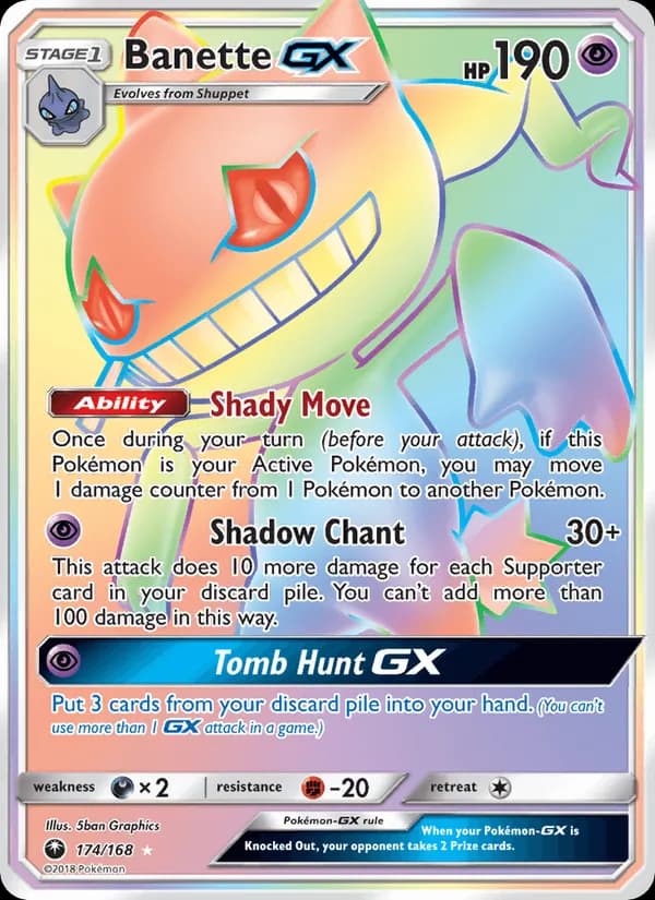 Banette GX 174/168, Celestial Storm