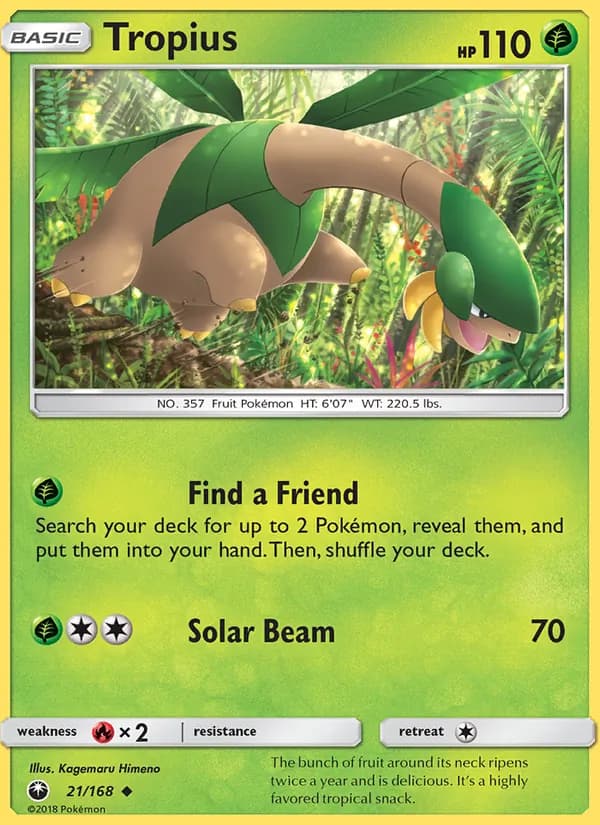 Tropius 21/168, Celestial Storm