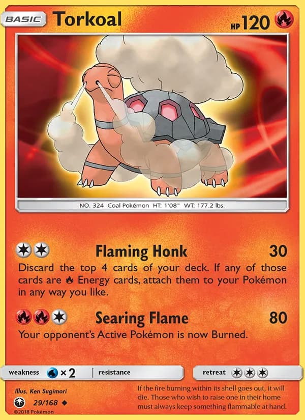Torkoal 29/168, Celestial Storm