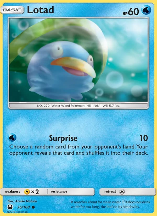 Lotad 36/168, Celestial Storm