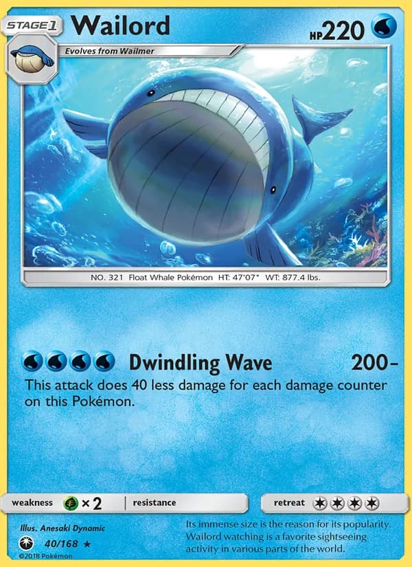 Wailord 40/168, Celestial Storm