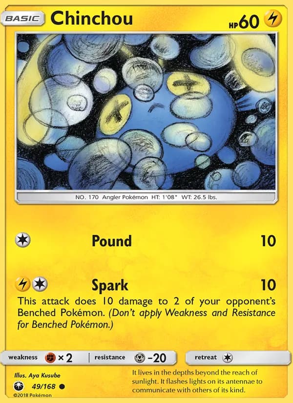 Chinchou 49/168, Celestial Storm
