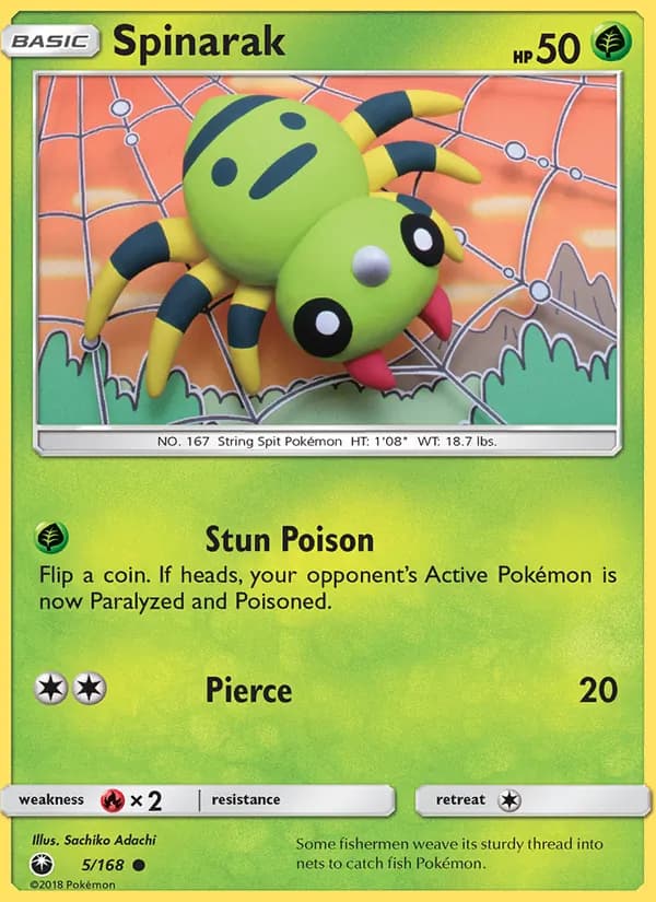 Spinarak 5/168, Celestial Storm