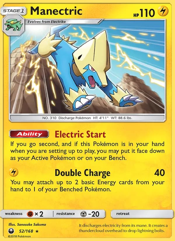 Manectric 52/168, Celestial Storm