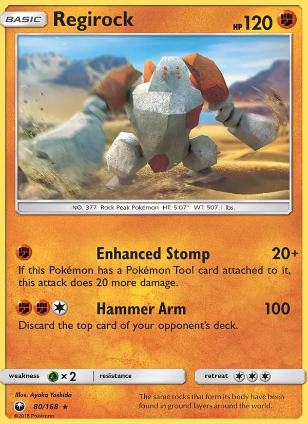 Regirock 80/168, Celestial Storm