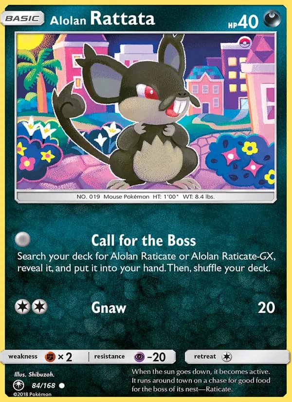 Alolan Rattata 84/168, Celestial Storm