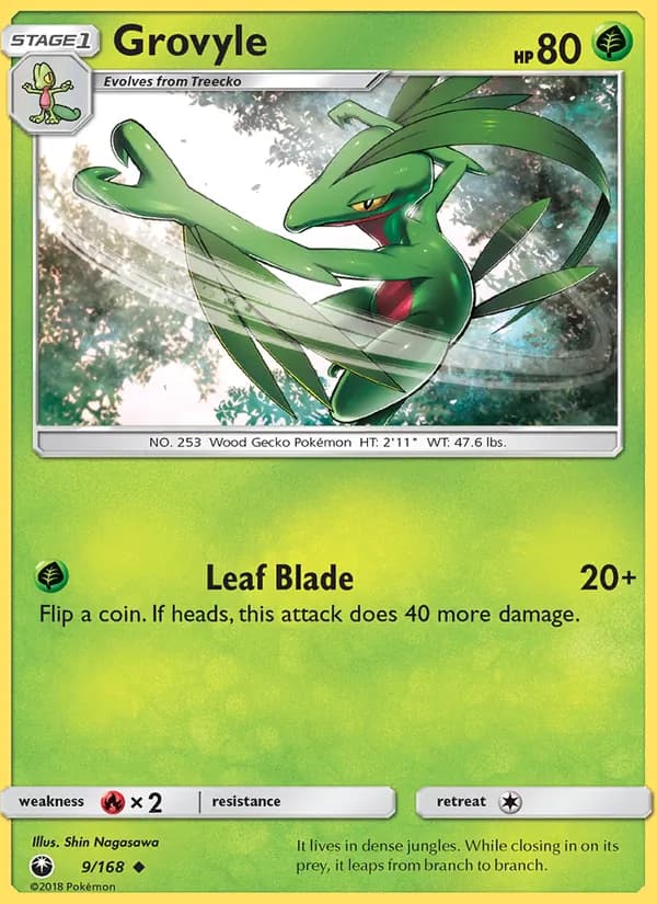 Grovyle 9/168, Celestial Storm