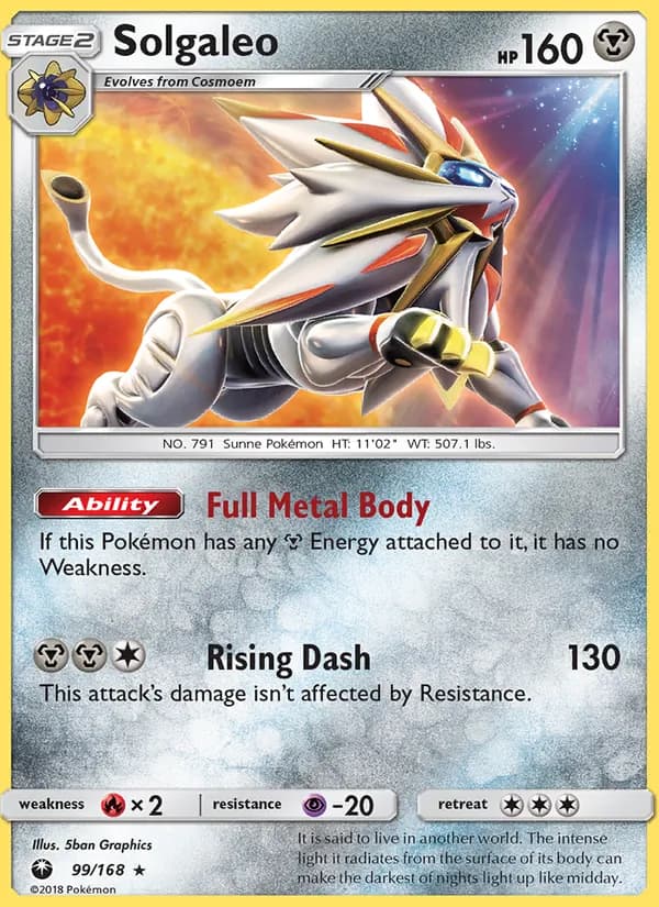 Solgaleo 99/168, Celestial Storm