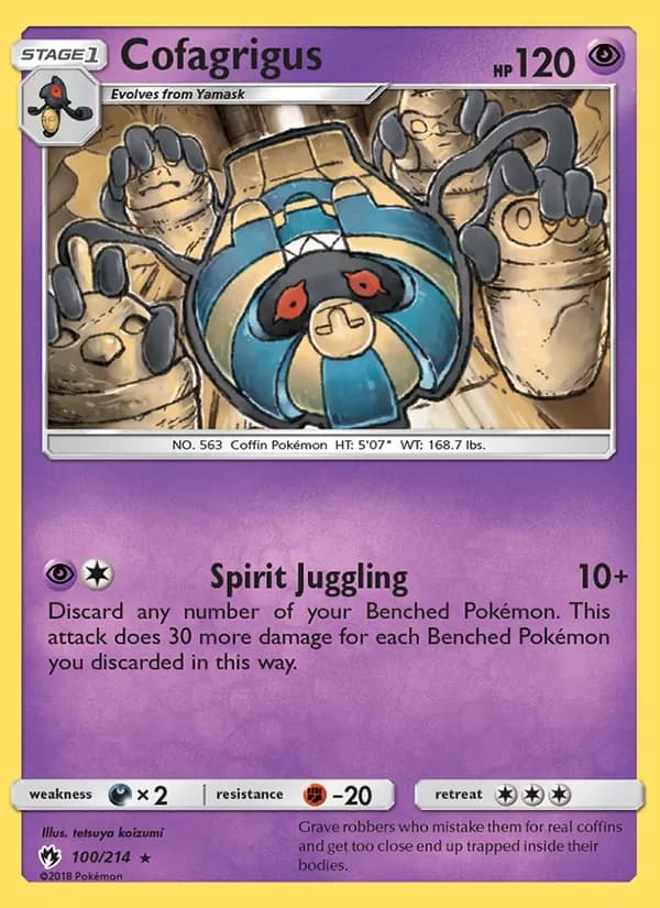 Cofagrigus 100/214, Lost Thunder