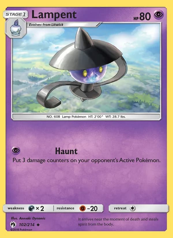 Lampent 102/214, Lost Thunder