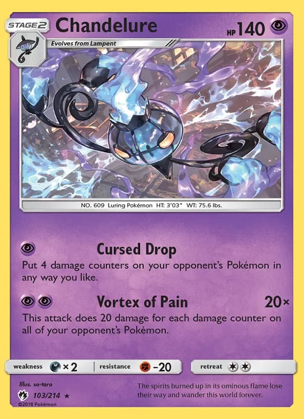 Chandelure 103/214, Lost Thunder