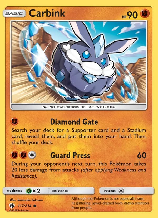 Carbink 117/214, Lost Thunder