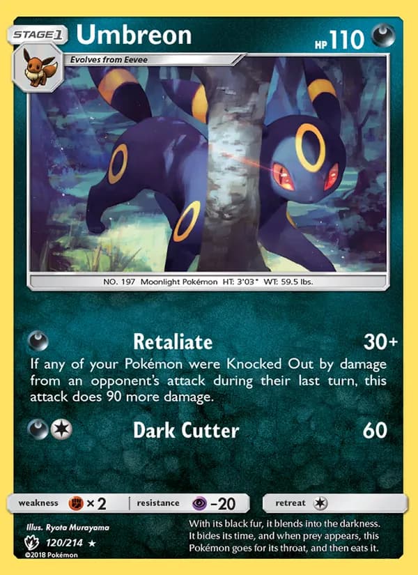 Umbreon 120/214, Lost Thunder
