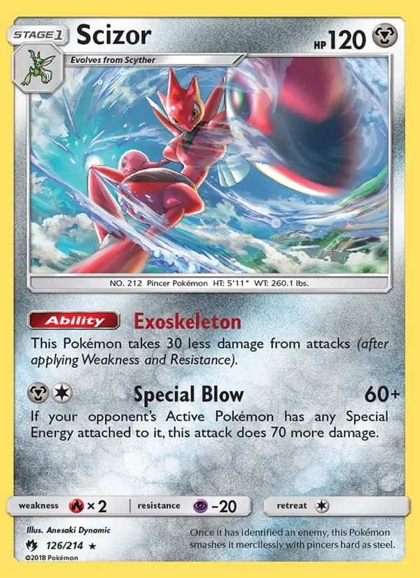 Scizor 126/214, Lost Thunder