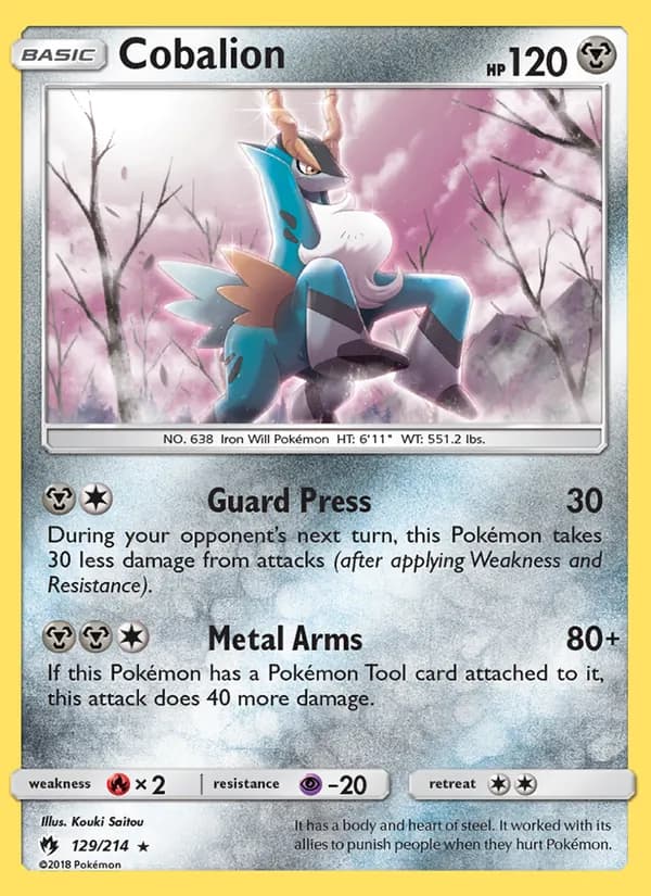 Cobalion 129/214, Lost Thunder