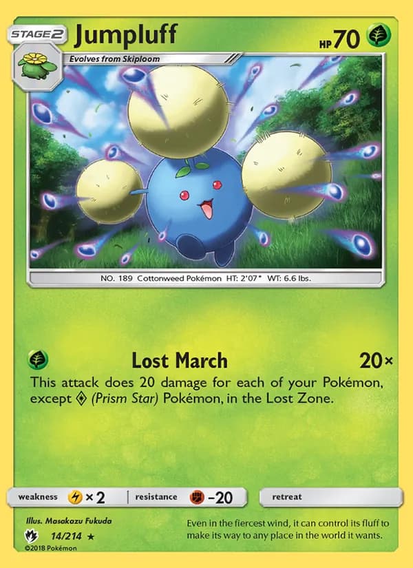 Jumpluff 14/214, Lost Thunder