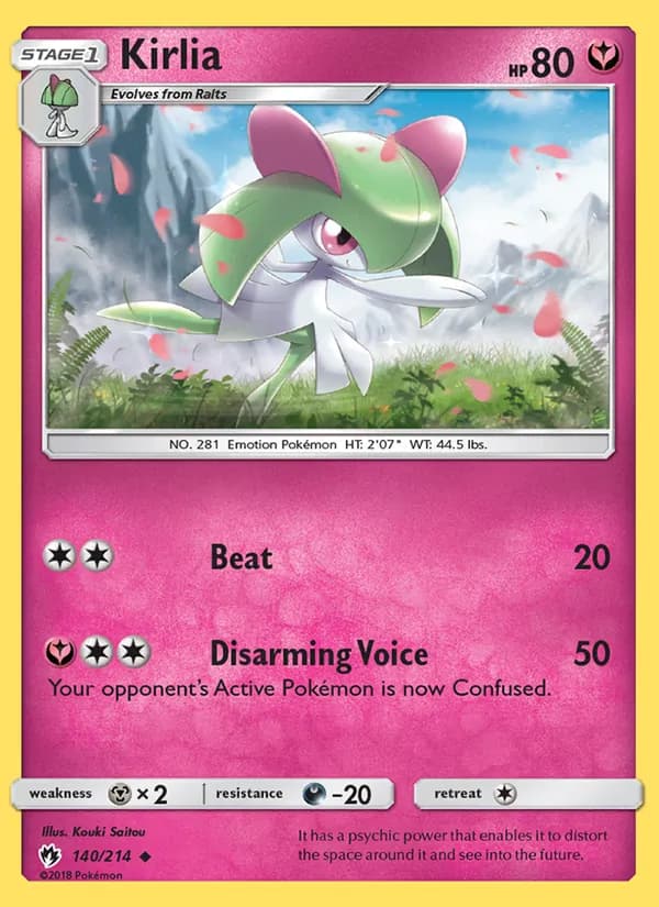 Kirlia 140/214, Lost Thunder