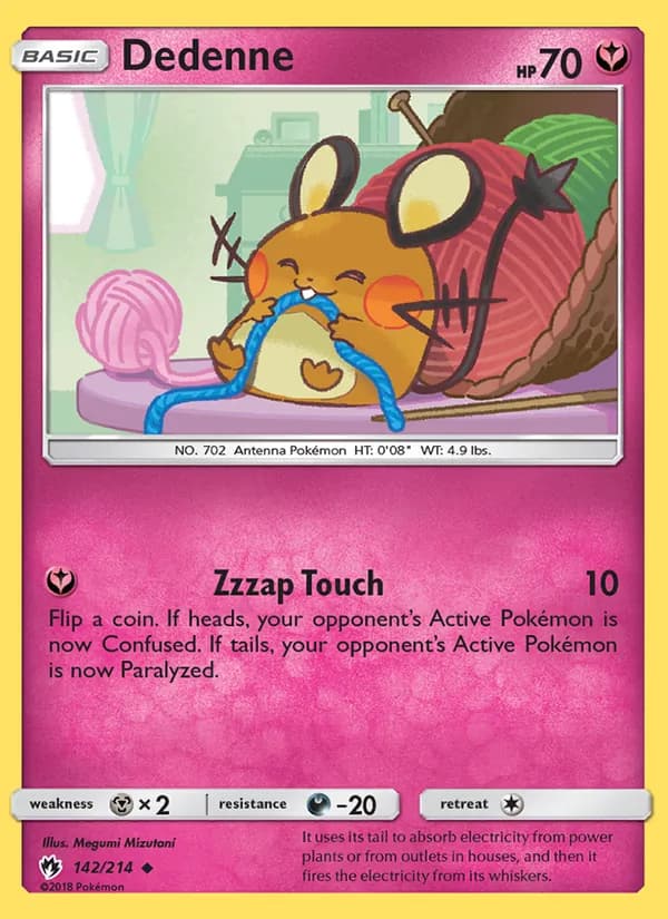 Dedenne 142/214, Lost Thunder