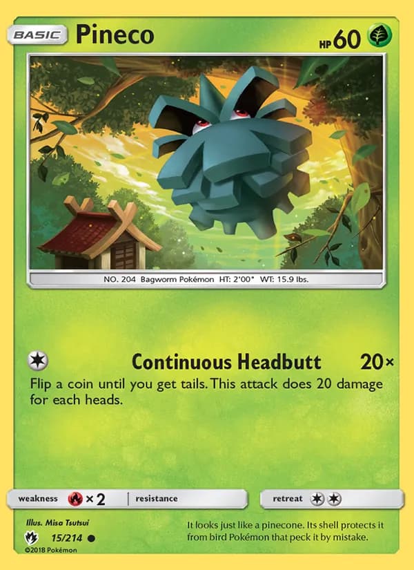 Pineco 15/214, Lost Thunder