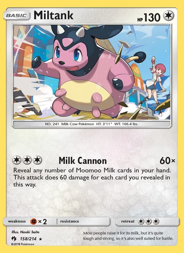 Miltank 158/214, Lost Thunder