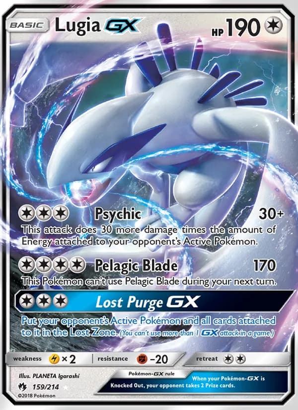 Lugia GX 159/214, Lost Thunder