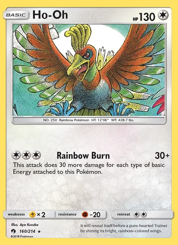 Ho-Oh 160/214, Lost Thunder