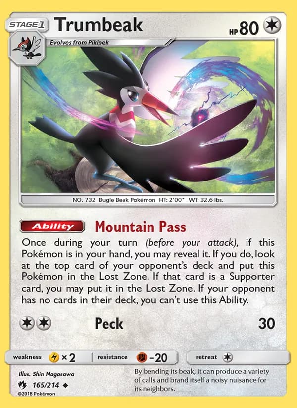 Trumbeak 165/214, Lost Thunder