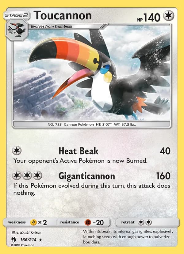 Toucannon 166/214, Lost Thunder
