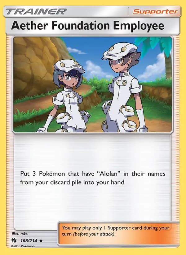 Aether Foundation Employee 168/214, Lost Thunder