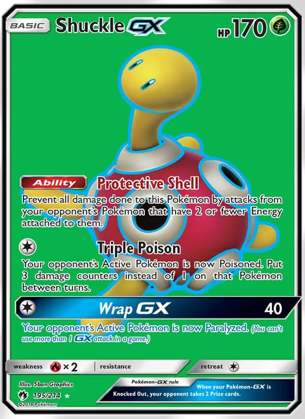 Shuckle GX 195/214, Lost Thunder